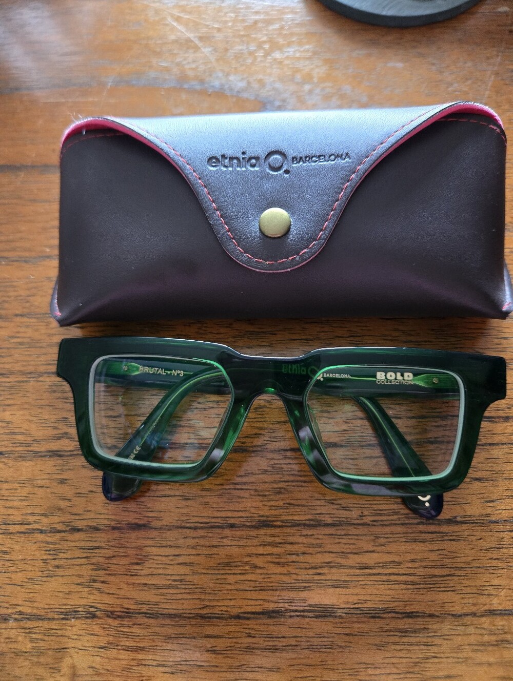 Etnia Vibrant Emerald GREEN Wayfarer Glassrs